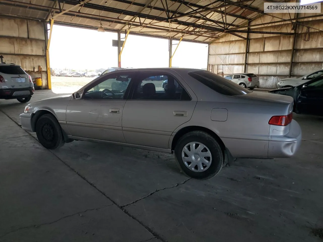 2000 Toyota Camry Ce VIN: 4T1BG22KXYU714569 Lot: 67407854