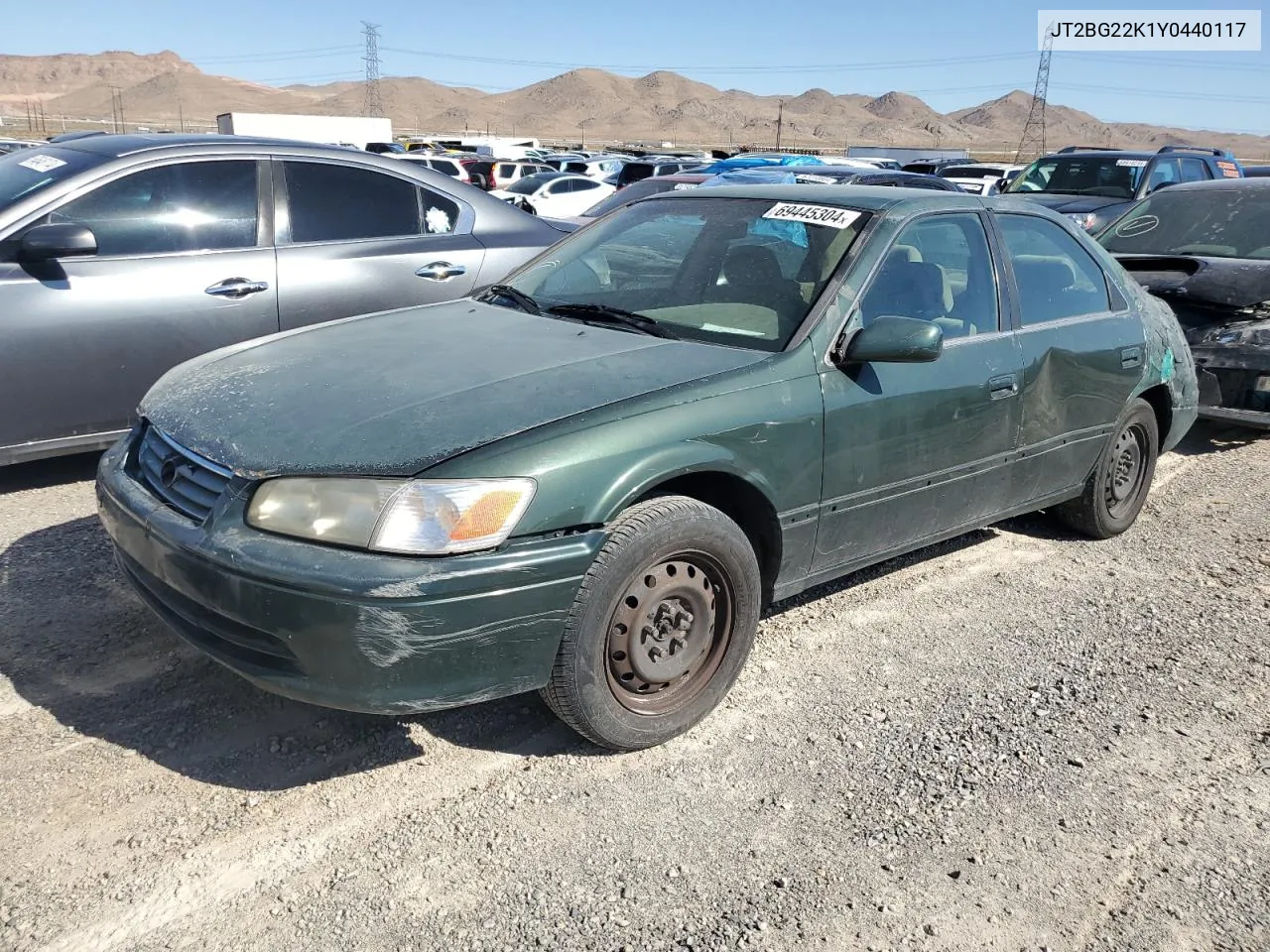 2000 Toyota Camry Ce VIN: JT2BG22K1Y0440117 Lot: 69445304