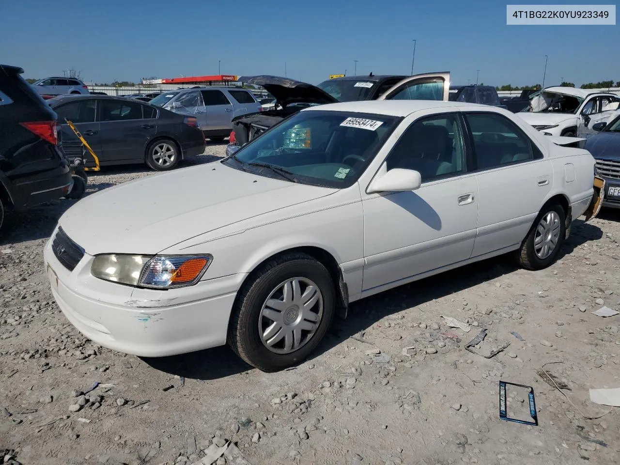 2000 Toyota Camry Ce VIN: 4T1BG22K0YU923349 Lot: 69593474