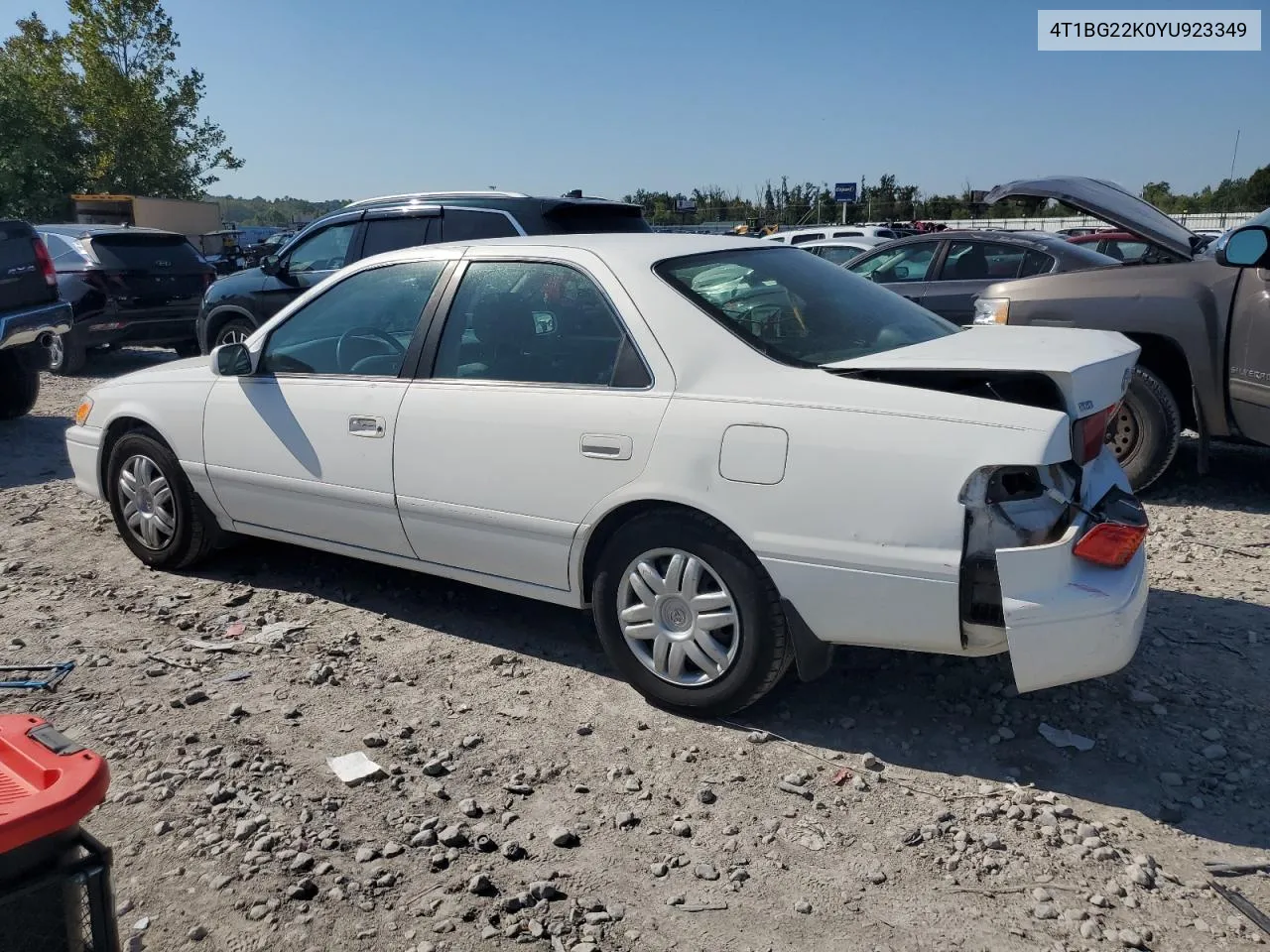 4T1BG22K0YU923349 2000 Toyota Camry Ce