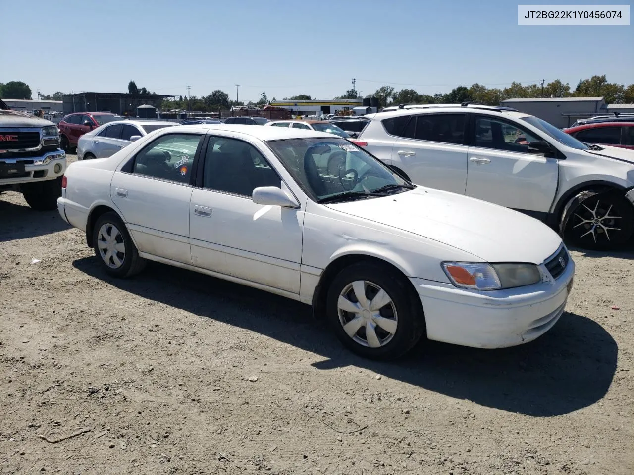 2000 Toyota Camry Ce VIN: JT2BG22K1Y0456074 Lot: 69720814