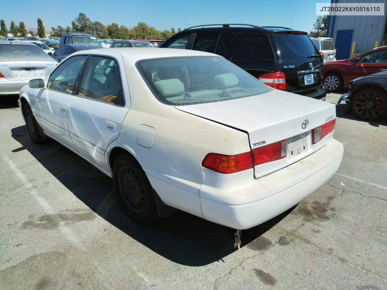 2000 Toyota Camry Ce VIN: JT2BG22K6Y0516110 Lot: 70083164