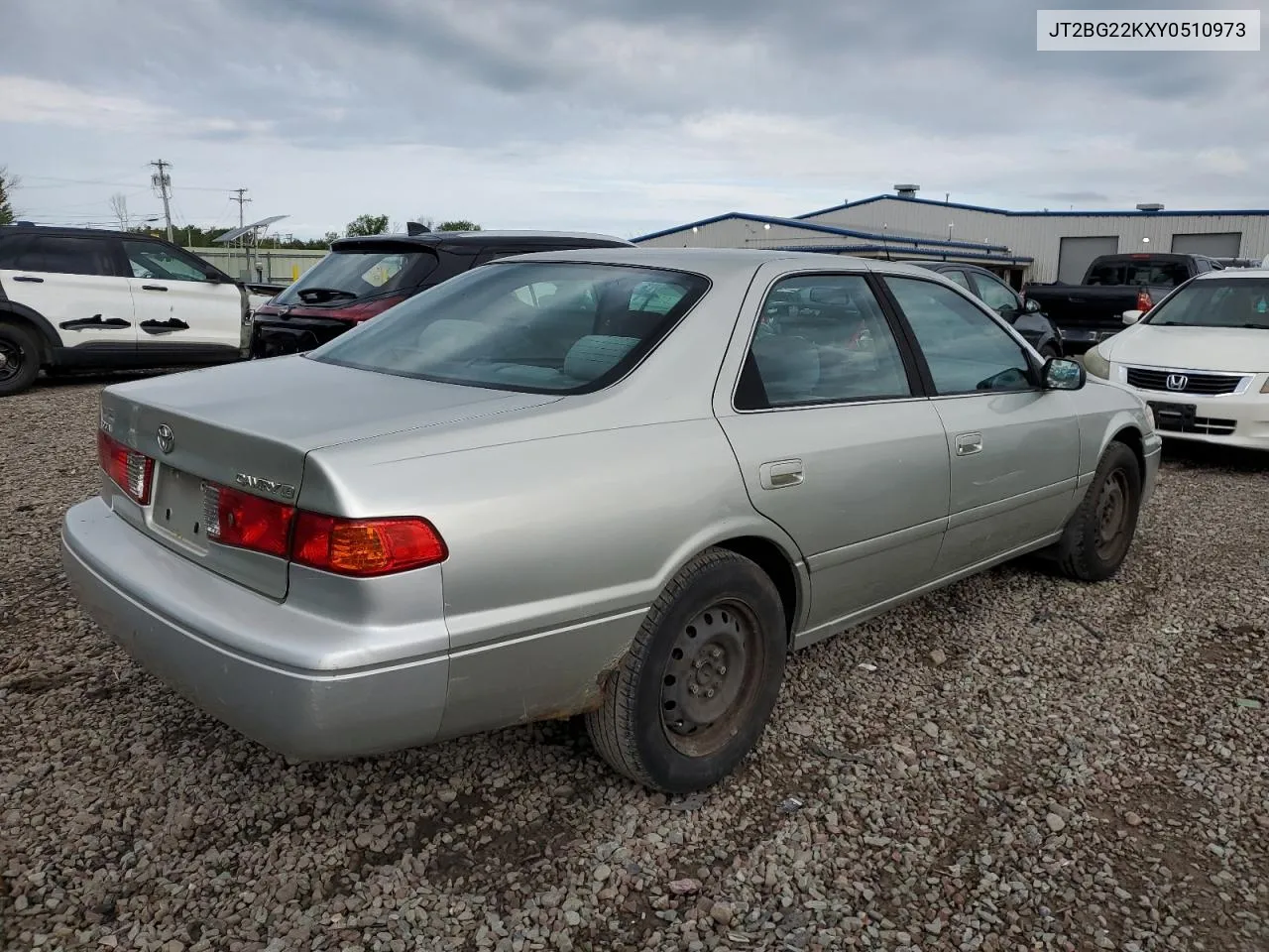 2000 Toyota Camry Ce VIN: JT2BG22KXY0510973 Lot: 70099114