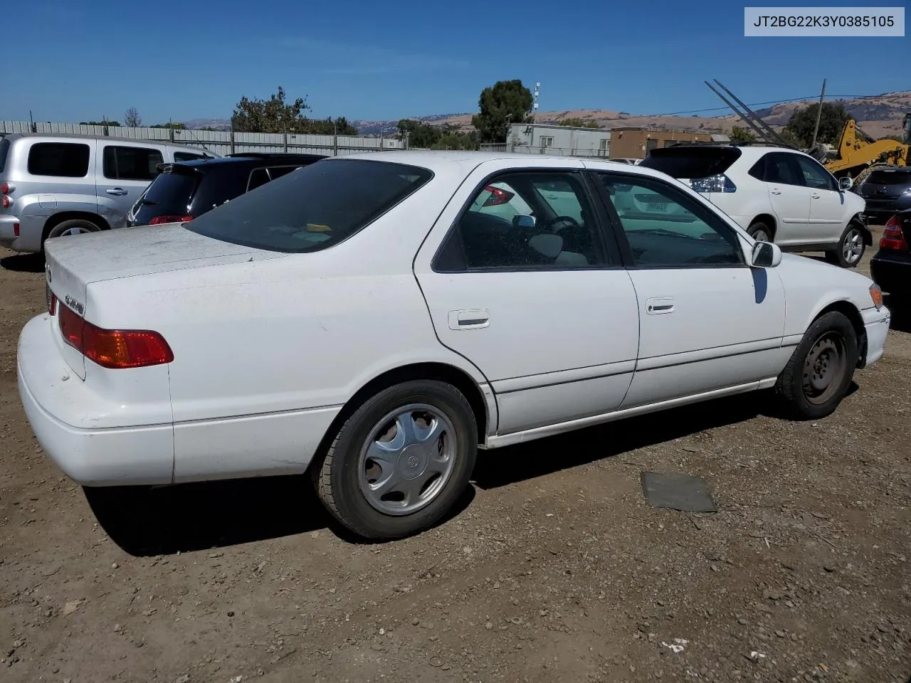 2000 Toyota Camry Ce VIN: JT2BG22K3Y0385105 Lot: 70233204