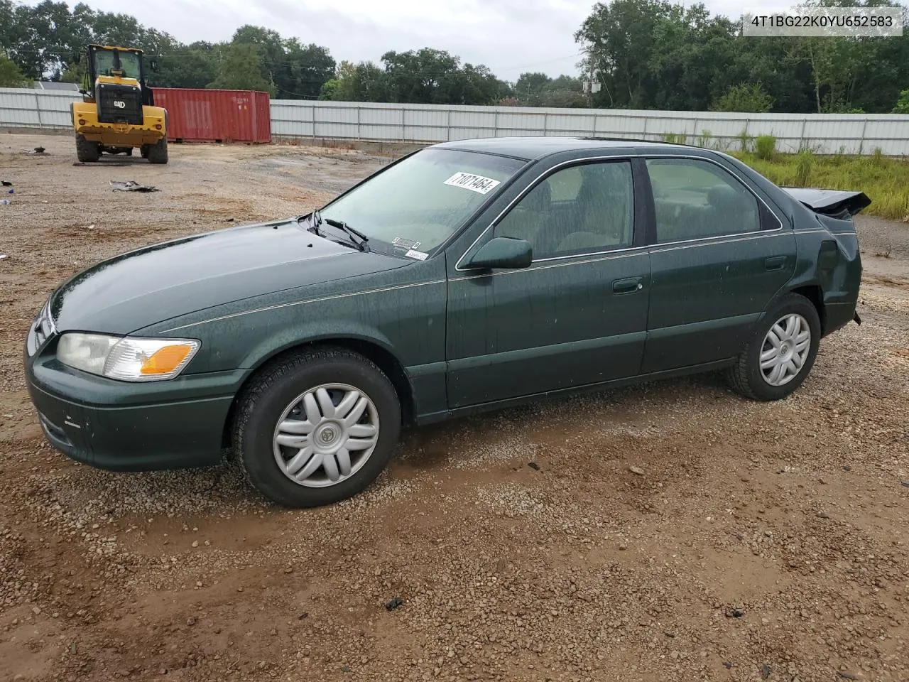 2000 Toyota Camry Ce VIN: 4T1BG22K0YU652583 Lot: 71071464