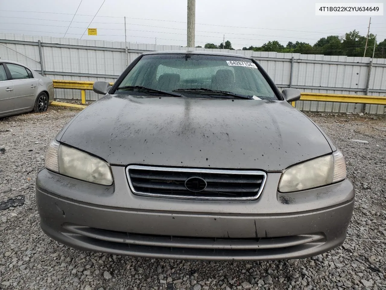 2000 Toyota Camry Ce VIN: 4T1BG22K2YU634649 Lot: 71269144