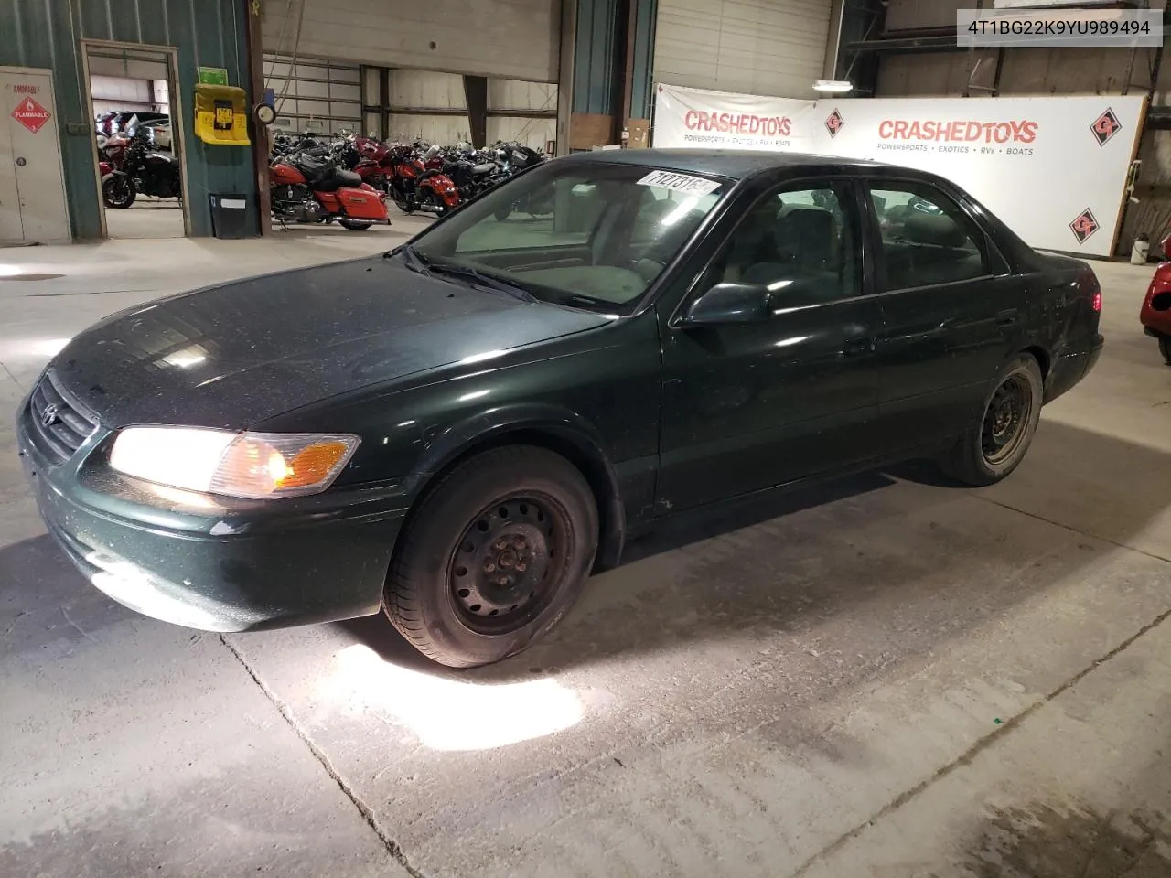 2000 Toyota Camry Ce VIN: 4T1BG22K9YU989494 Lot: 71273164