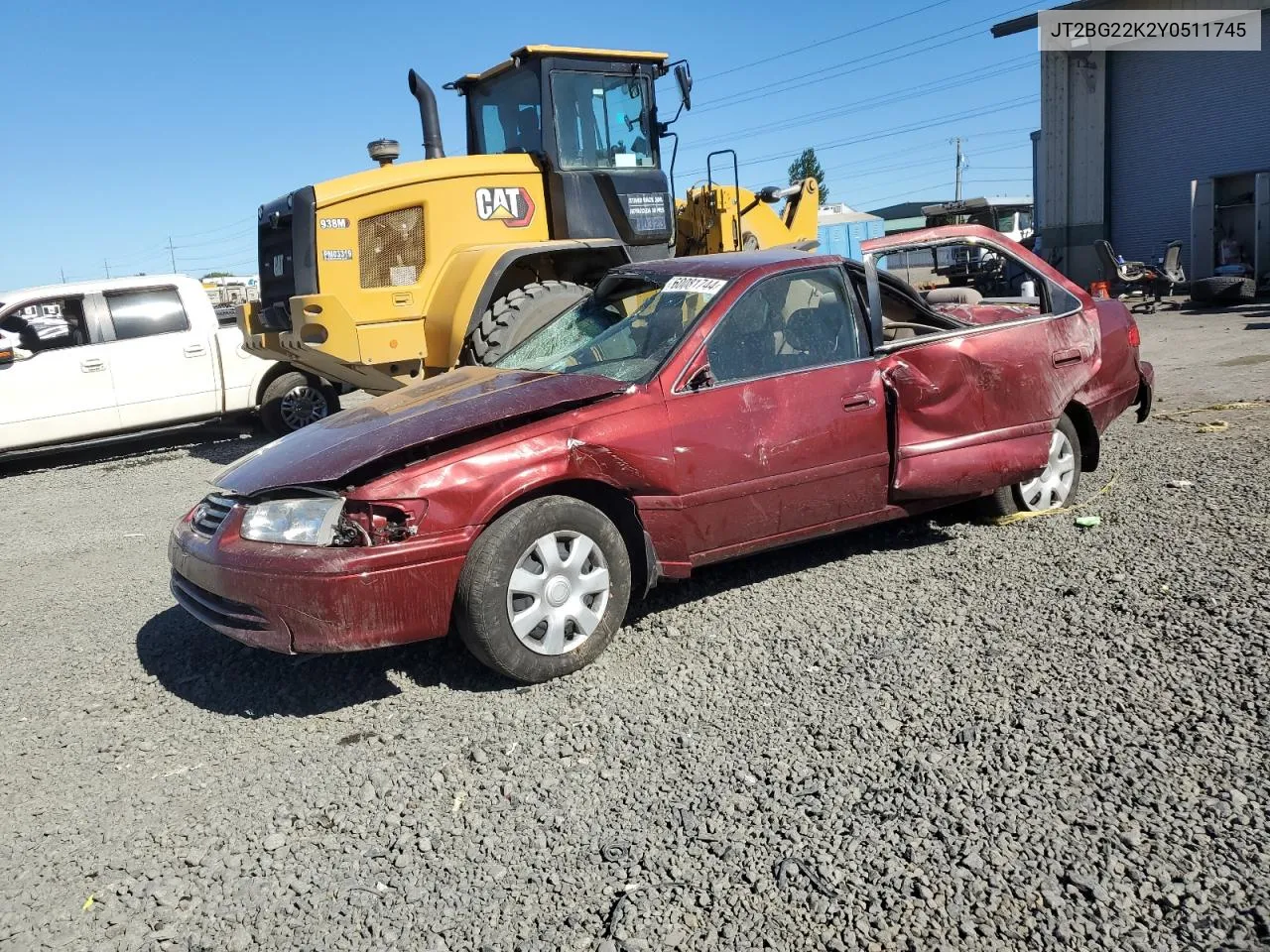 2000 Toyota Camry Ce VIN: JT2BG22K2Y0511745 Lot: 71586964