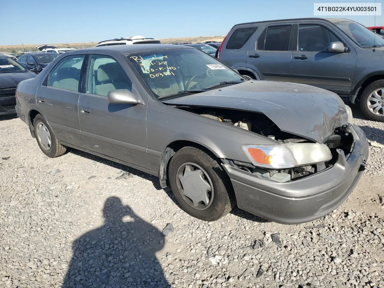 2000 Toyota Camry Ce VIN: 4T1BG22K4YU003501 Lot: 71644584