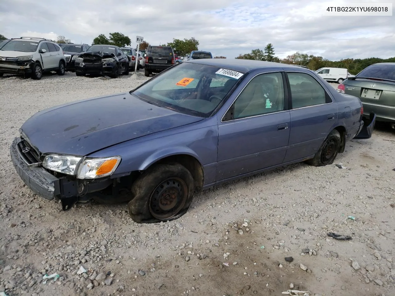 4T1BG22K1YU698018 2000 Toyota Camry Ce