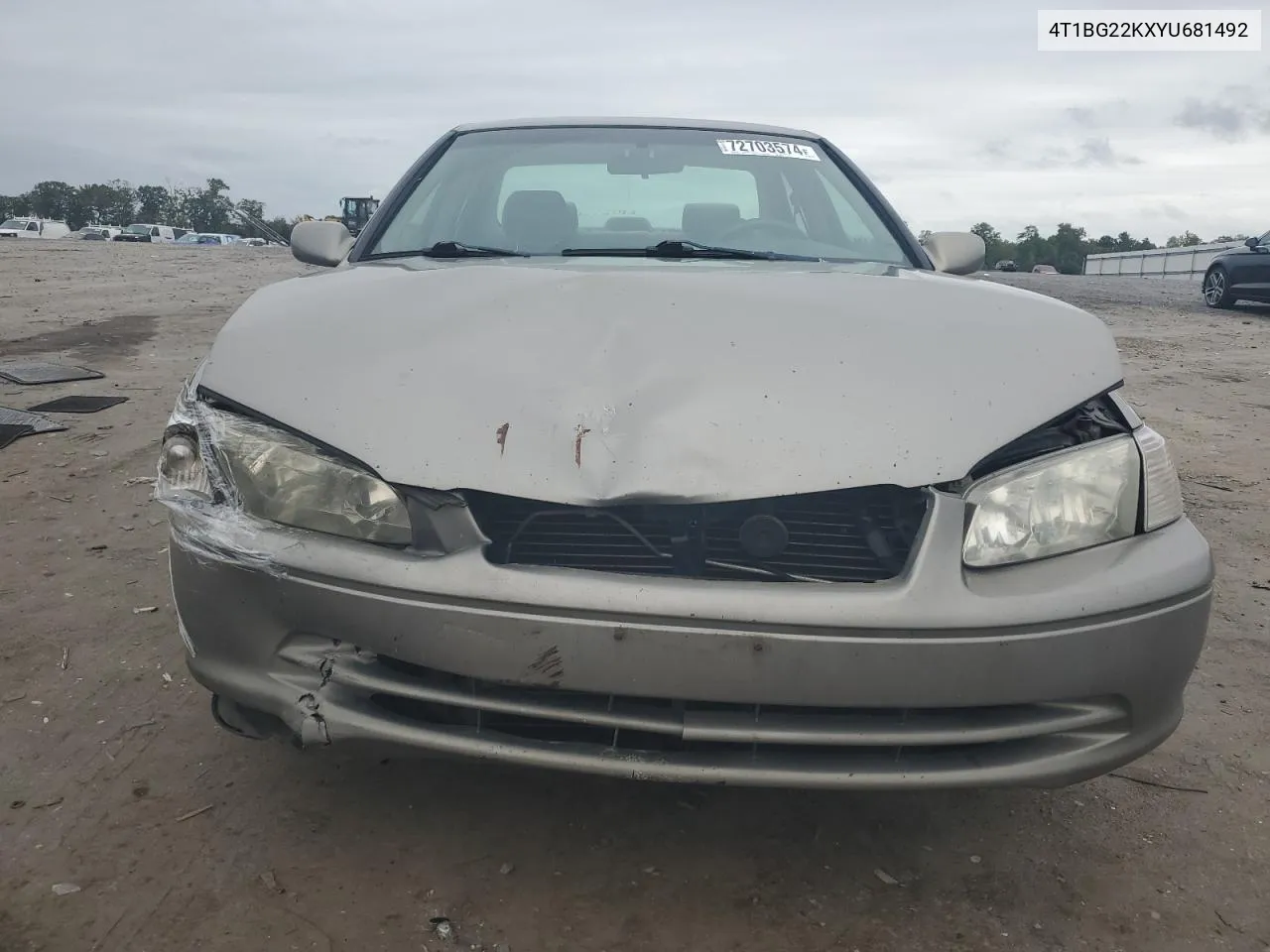 2000 Toyota Camry Ce VIN: 4T1BG22KXYU681492 Lot: 72703574