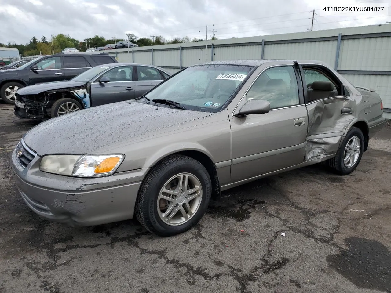 2000 Toyota Camry Ce VIN: 4T1BG22K1YU684877 Lot: 73046424