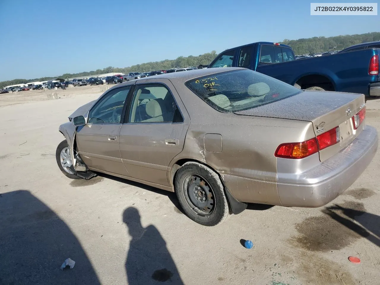 2000 Toyota Camry Ce VIN: JT2BG22K4Y0395822 Lot: 73203444