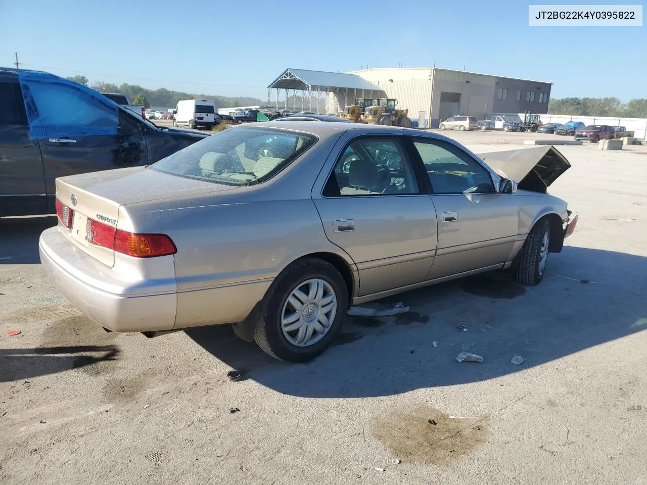 2000 Toyota Camry Ce VIN: JT2BG22K4Y0395822 Lot: 73203444