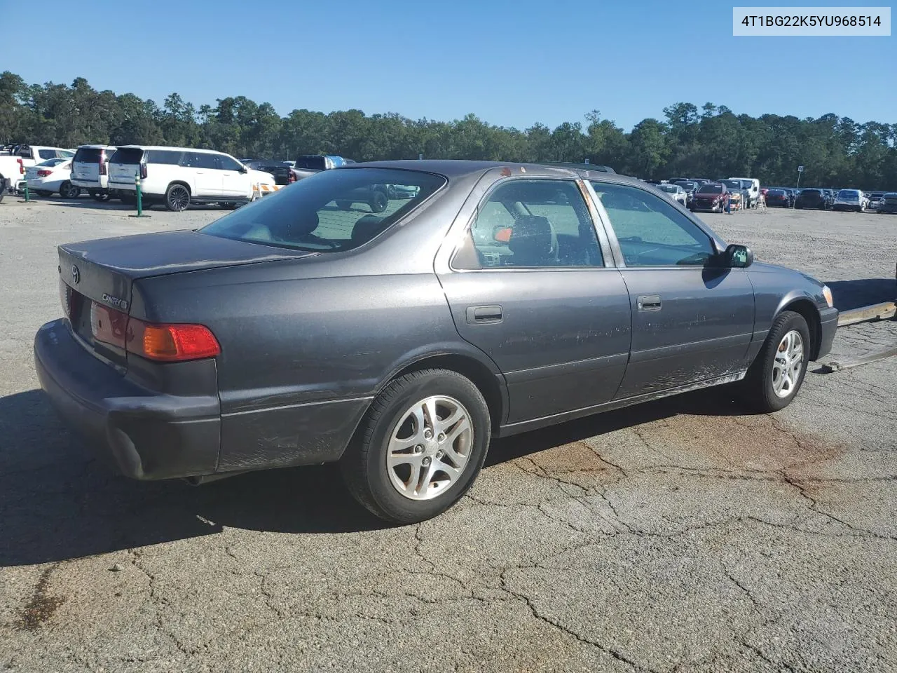 2000 Toyota Camry Ce VIN: 4T1BG22K5YU968514 Lot: 73219364