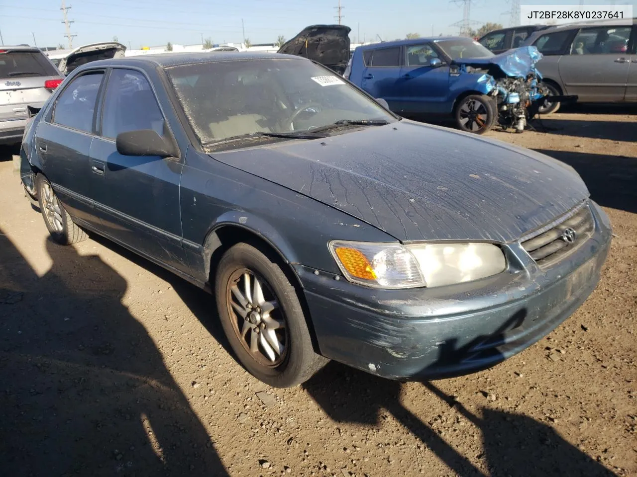 2000 Toyota Camry Le VIN: JT2BF28K8Y0237641 Lot: 73388774