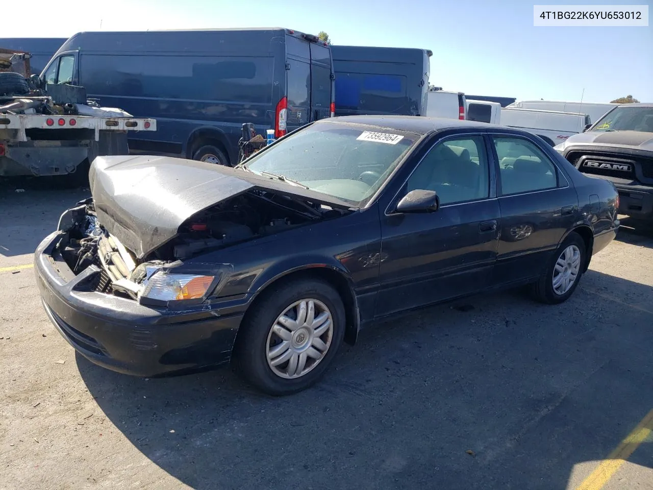 2000 Toyota Camry Ce VIN: 4T1BG22K6YU653012 Lot: 73592964