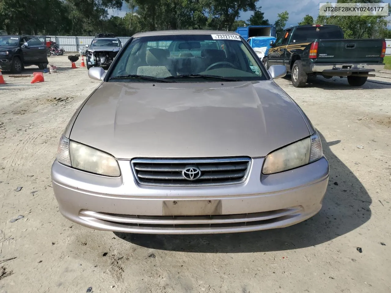 2000 Toyota Camry Le VIN: JT2BF28KXY0246177 Lot: 73727114