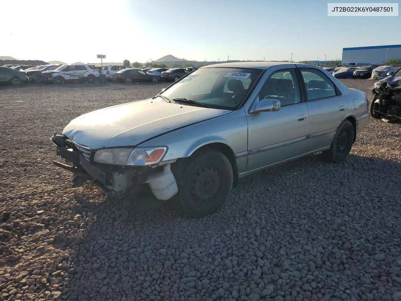 2000 Toyota Camry Ce VIN: JT2BG22K6Y0487501 Lot: 73842534