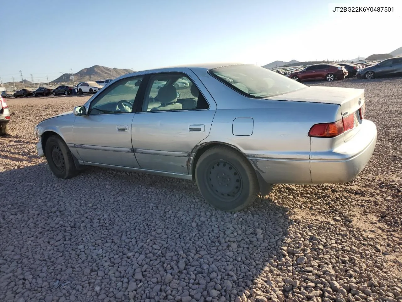 2000 Toyota Camry Ce VIN: JT2BG22K6Y0487501 Lot: 73842534