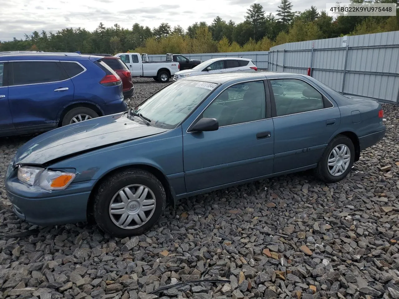 2000 Toyota Camry Ce VIN: 4T1BG22K9YU975448 Lot: 74111844