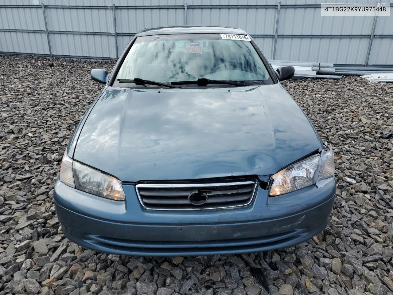 2000 Toyota Camry Ce VIN: 4T1BG22K9YU975448 Lot: 74111844