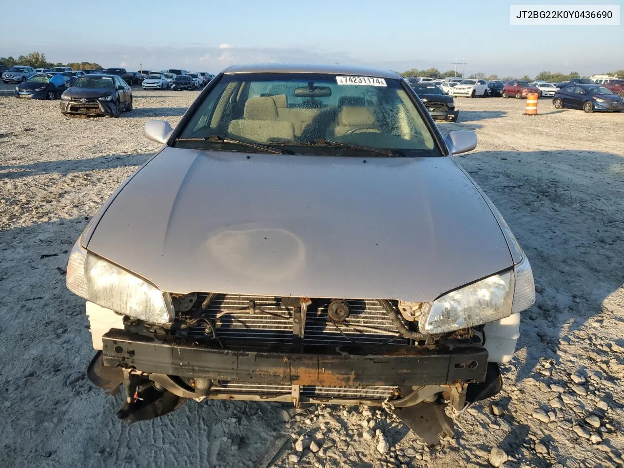 2000 Toyota Camry Ce VIN: JT2BG22K0Y0436690 Lot: 74231174