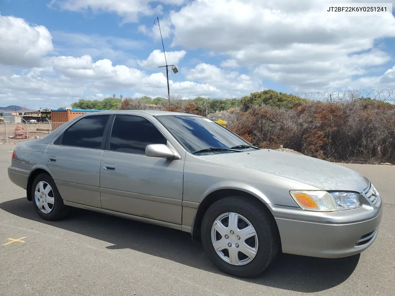 2000 Toyota Camry Ce VIN: JT2BF22K6Y0251241 Lot: 74393314