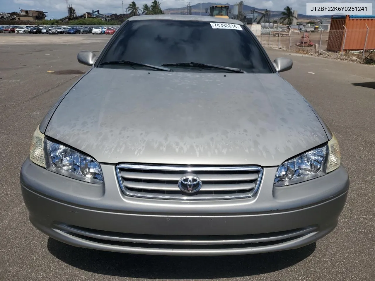 2000 Toyota Camry Ce VIN: JT2BF22K6Y0251241 Lot: 74393314