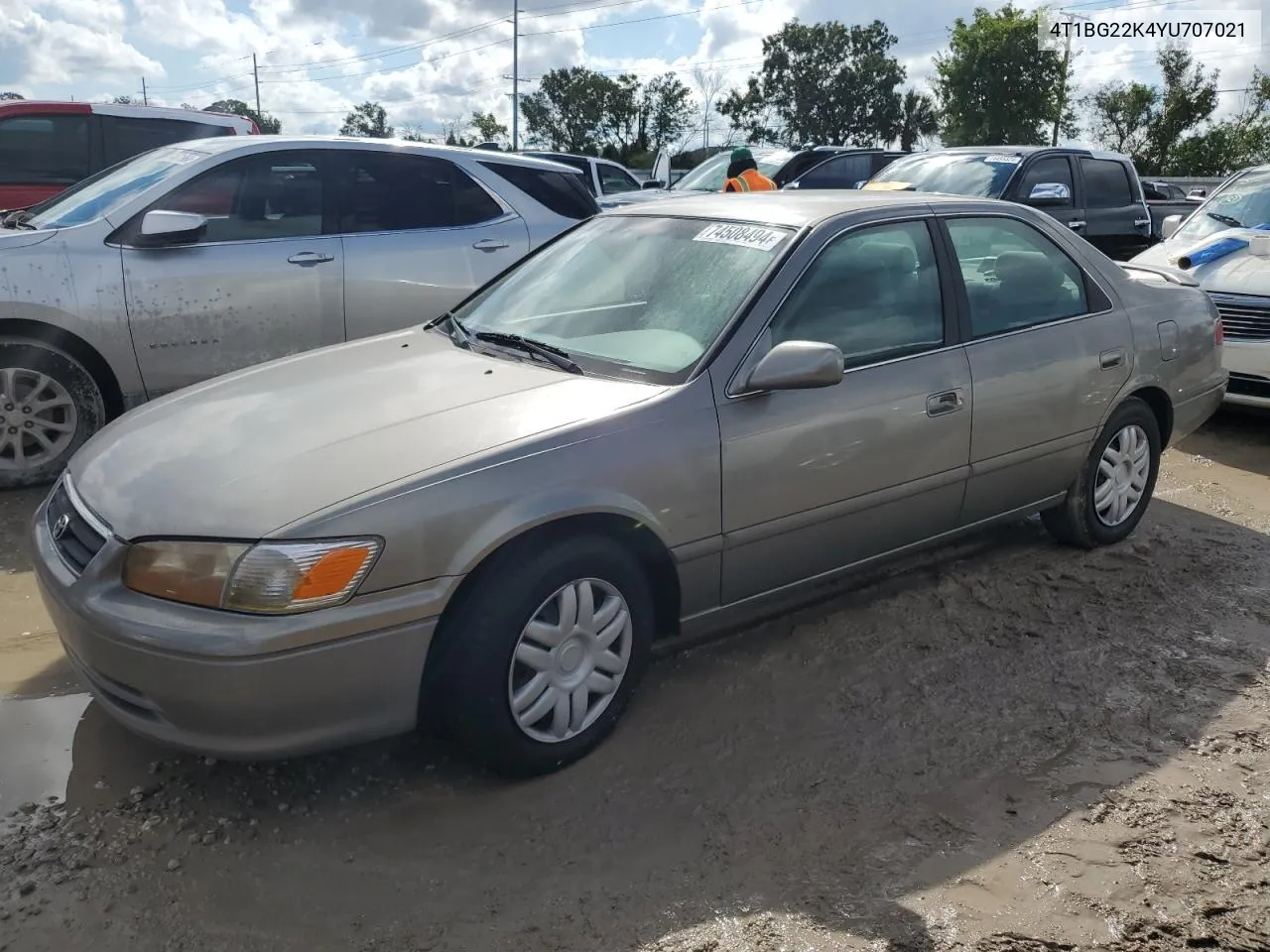 2000 Toyota Camry Ce VIN: 4T1BG22K4YU707021 Lot: 74508494