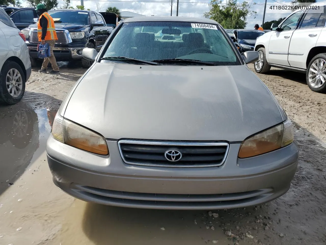 2000 Toyota Camry Ce VIN: 4T1BG22K4YU707021 Lot: 74508494