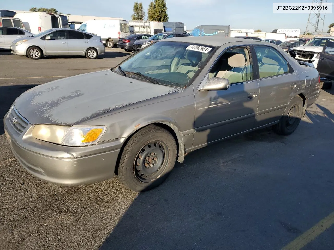 2000 Toyota Camry Ce VIN: JT2BG22K2Y0395916 Lot: 74682964