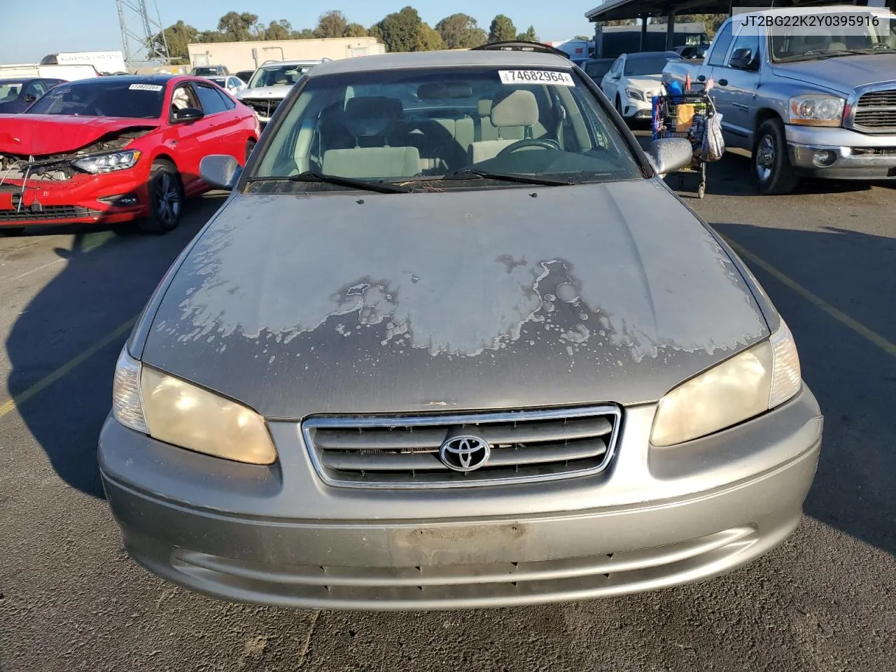 2000 Toyota Camry Ce VIN: JT2BG22K2Y0395916 Lot: 74682964