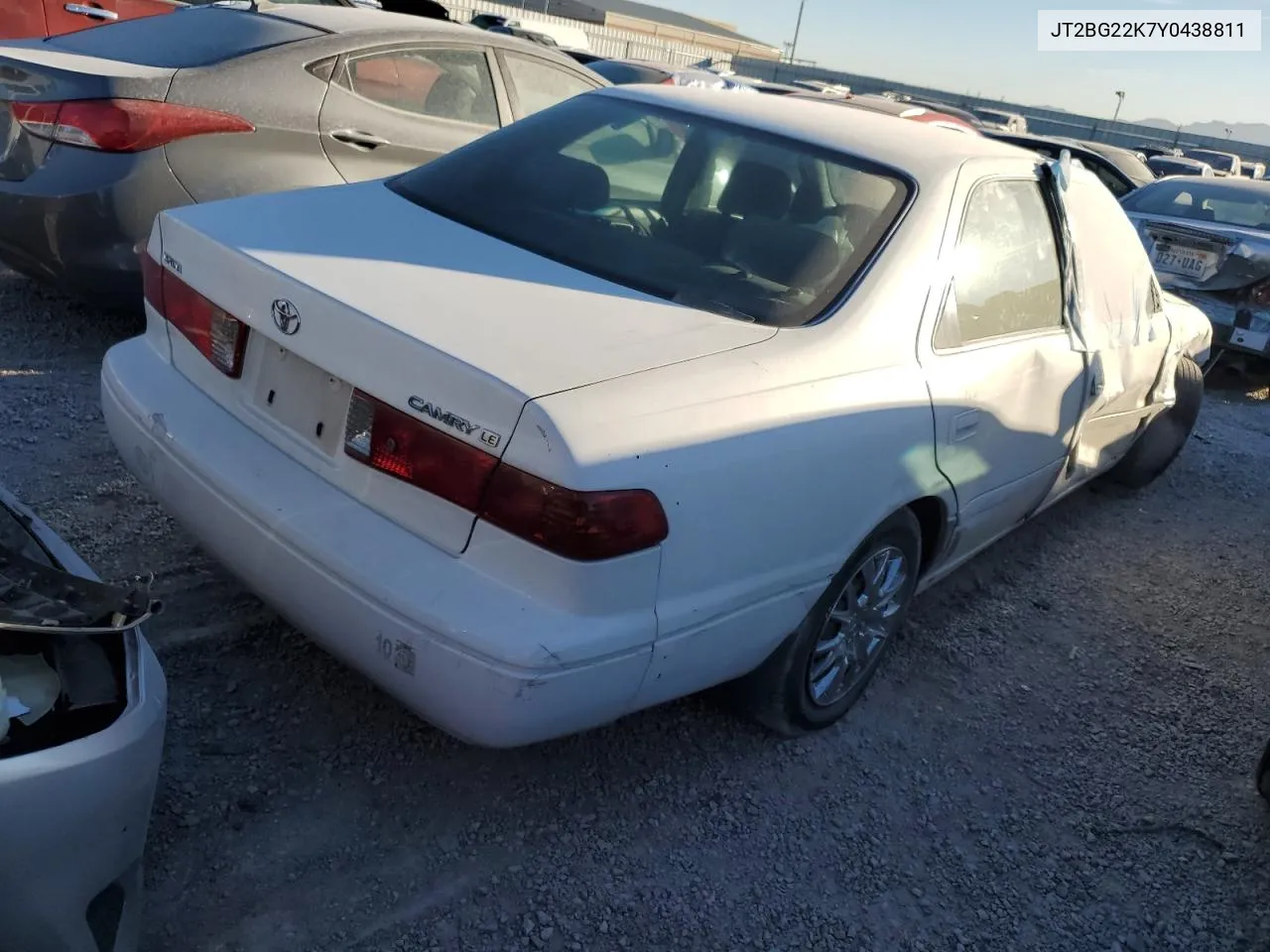 2000 Toyota Camry Ce VIN: JT2BG22K7Y0438811 Lot: 74768794