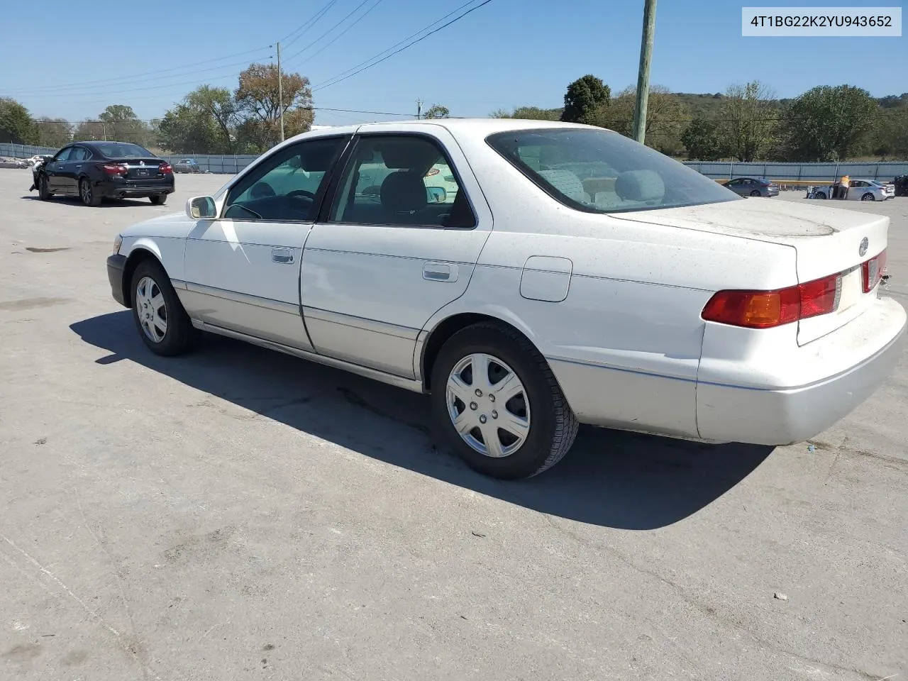 2000 Toyota Camry Ce VIN: 4T1BG22K2YU943652 Lot: 74937264