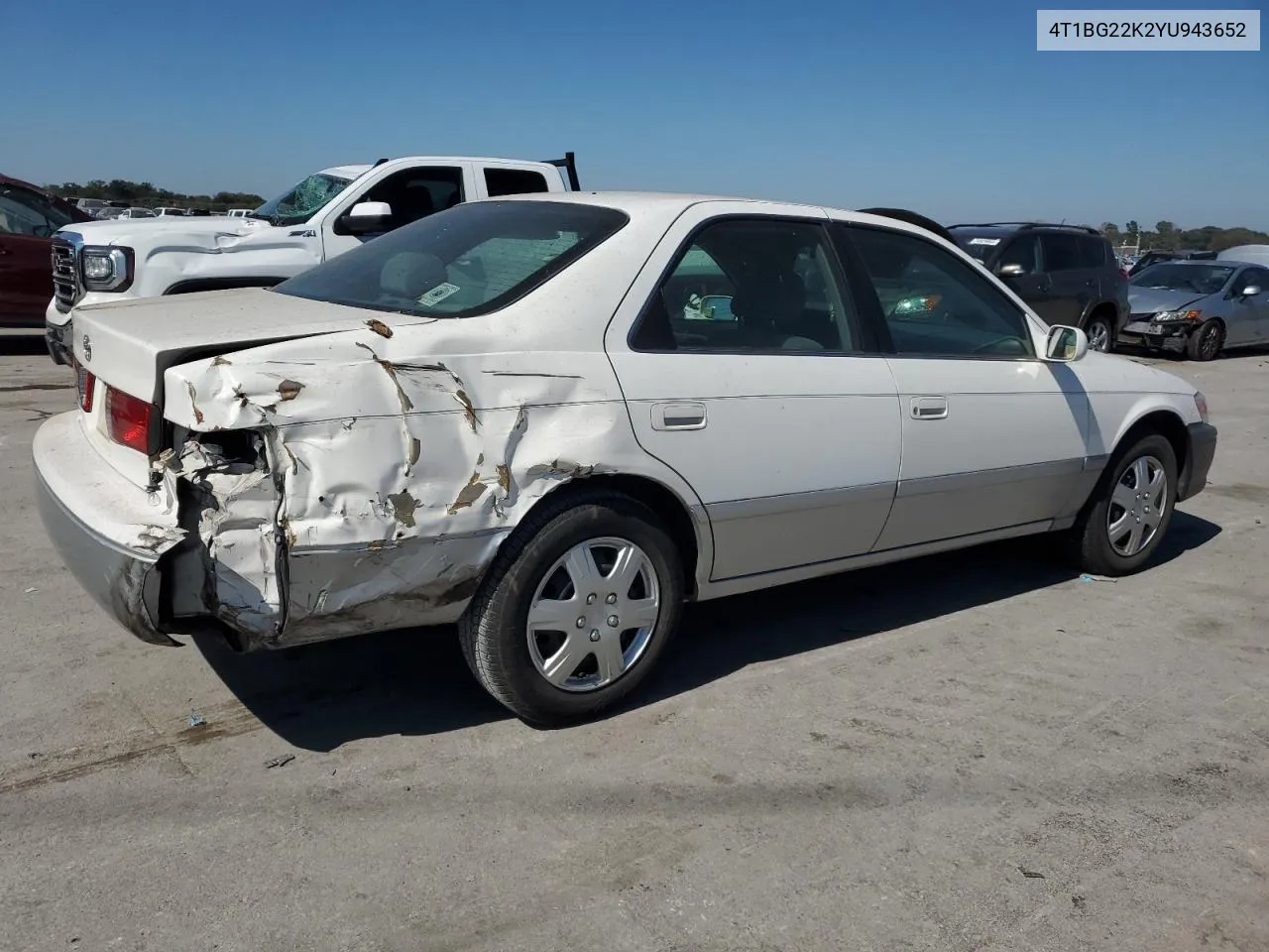 2000 Toyota Camry Ce VIN: 4T1BG22K2YU943652 Lot: 74937264