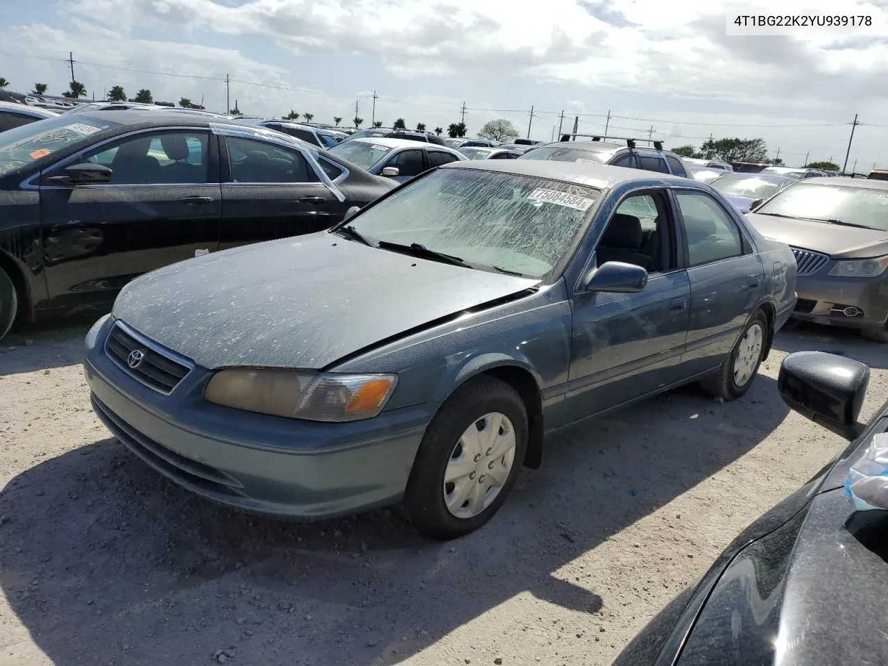 2000 Toyota Camry Ce VIN: 4T1BG22K2YU939178 Lot: 75084584