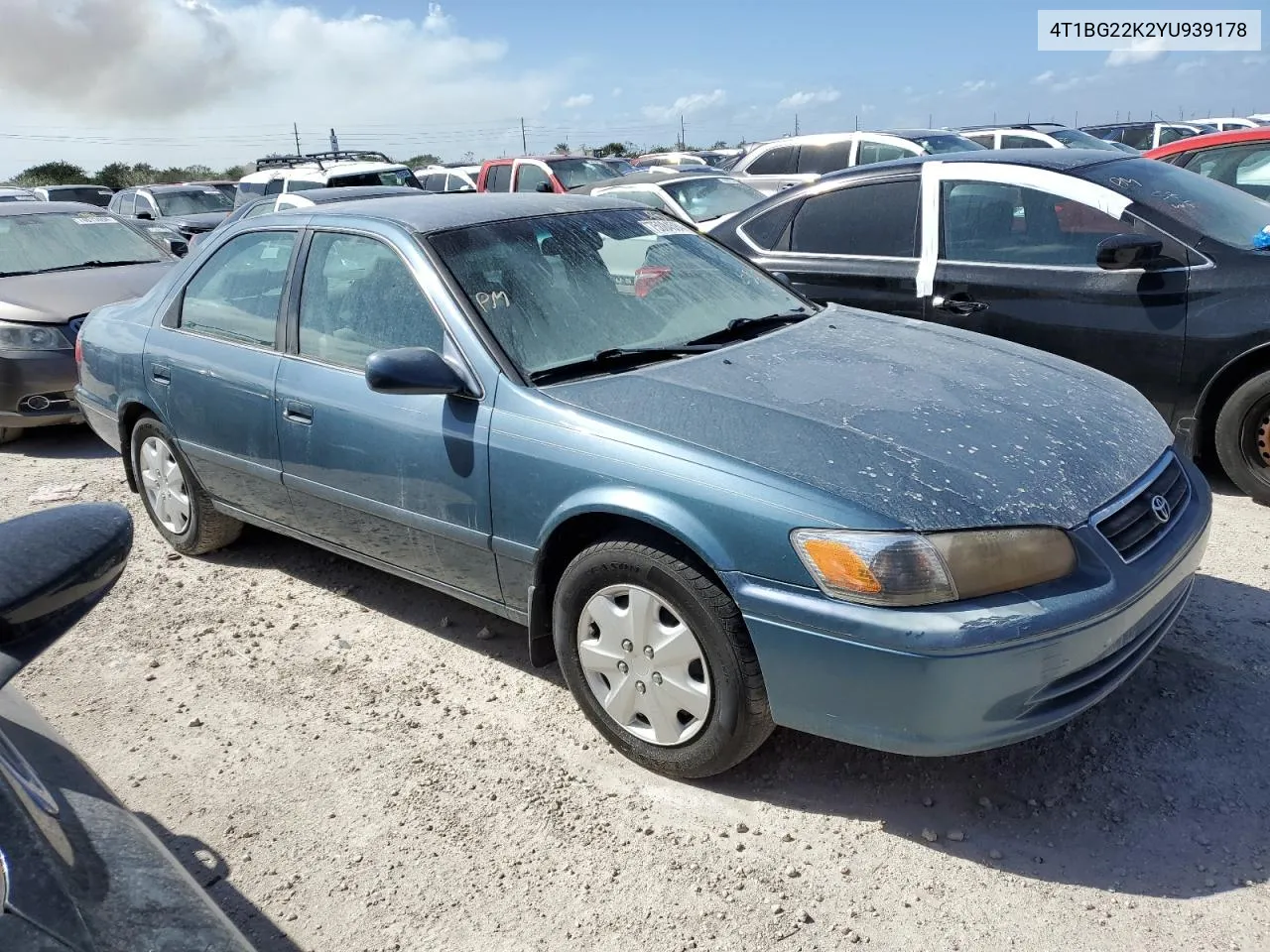 2000 Toyota Camry Ce VIN: 4T1BG22K2YU939178 Lot: 75084584