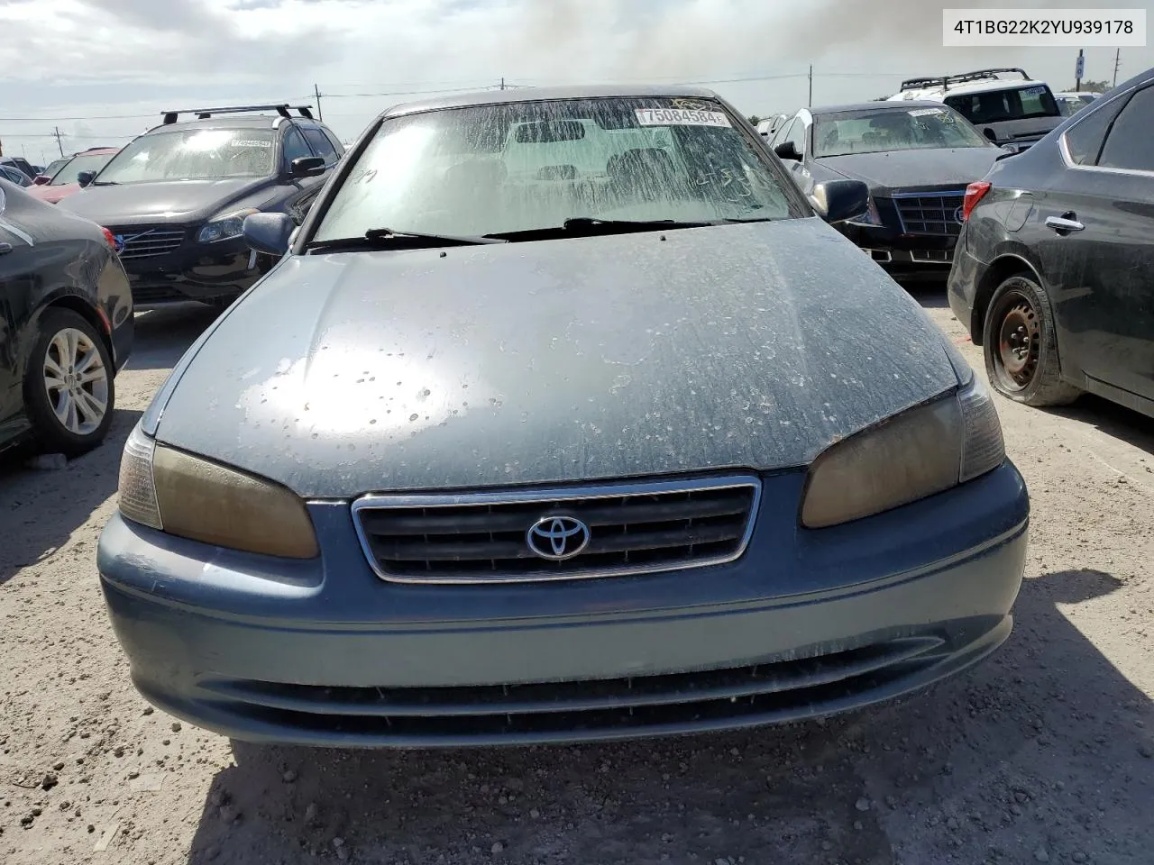 2000 Toyota Camry Ce VIN: 4T1BG22K2YU939178 Lot: 75084584