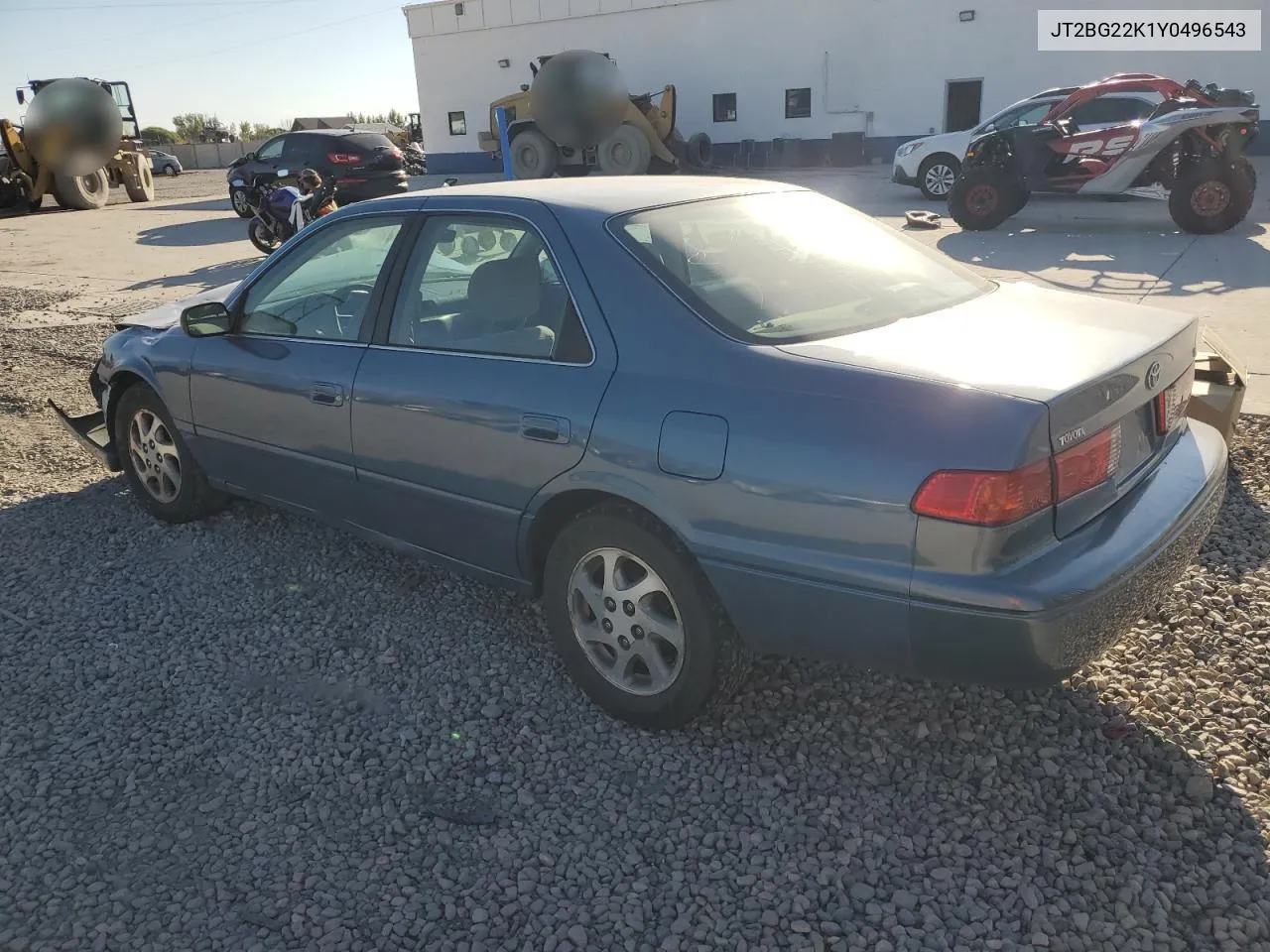 2000 Toyota Camry Ce VIN: JT2BG22K1Y0496543 Lot: 75289564