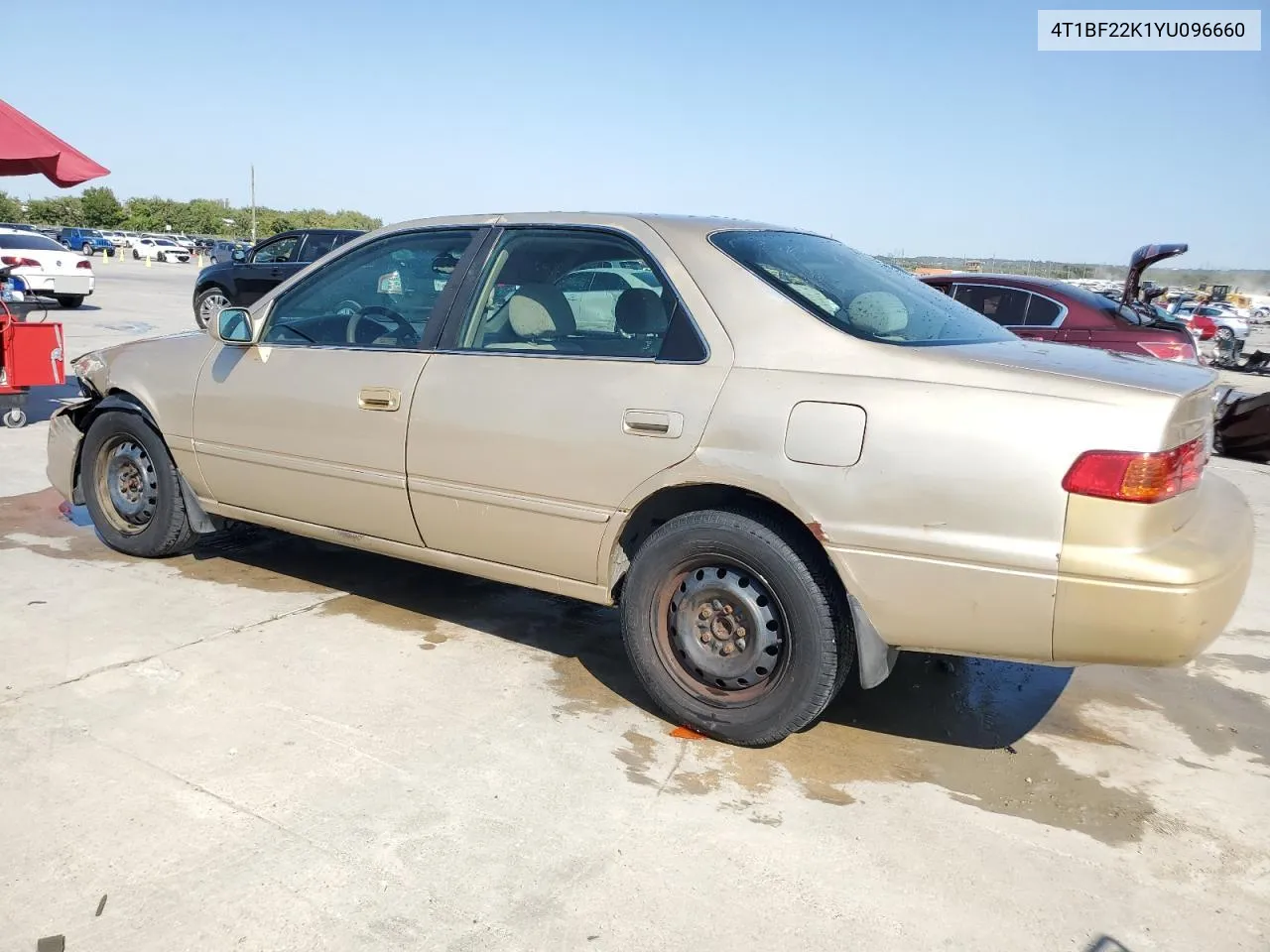 2000 Toyota Camry Le VIN: 4T1BF22K1YU096660 Lot: 75291704