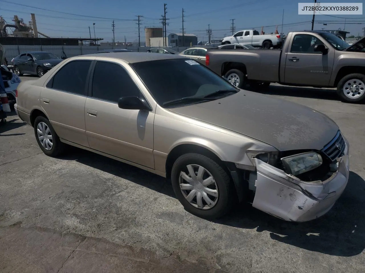 2000 Toyota Camry Ce VIN: JT2BG22KXY0388289 Lot: 75473594