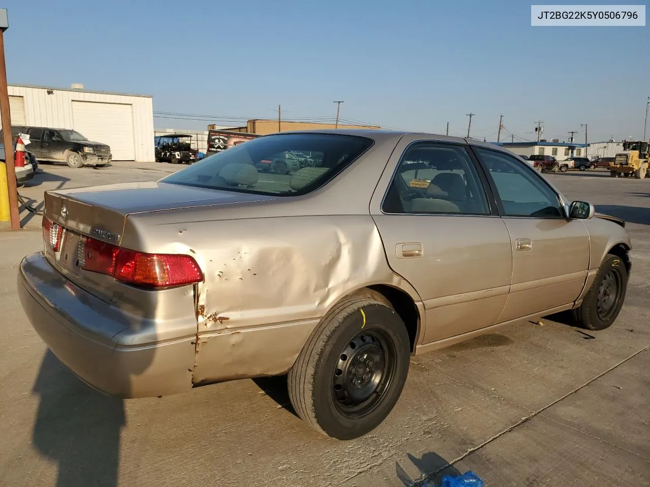 2000 Toyota Camry Ce VIN: JT2BG22K5Y0506796 Lot: 75723104