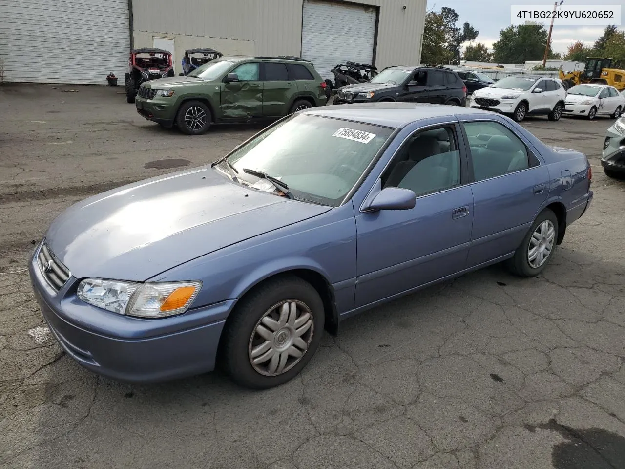 2000 Toyota Camry Ce VIN: 4T1BG22K9YU620652 Lot: 75854834