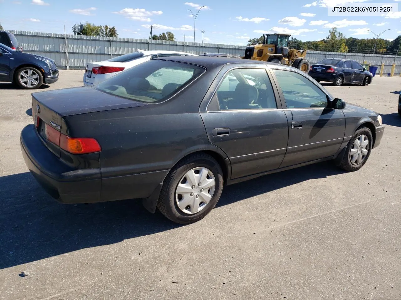 2000 Toyota Camry Ce VIN: JT2BG22K6Y0519251 Lot: 76525634