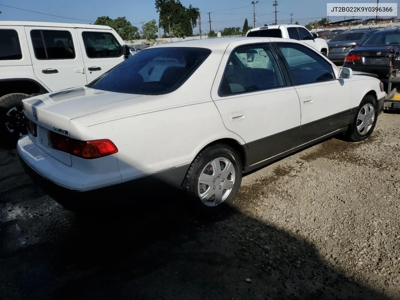 2000 Toyota Camry Ce VIN: JT2BG22K9Y0396366 Lot: 76614084