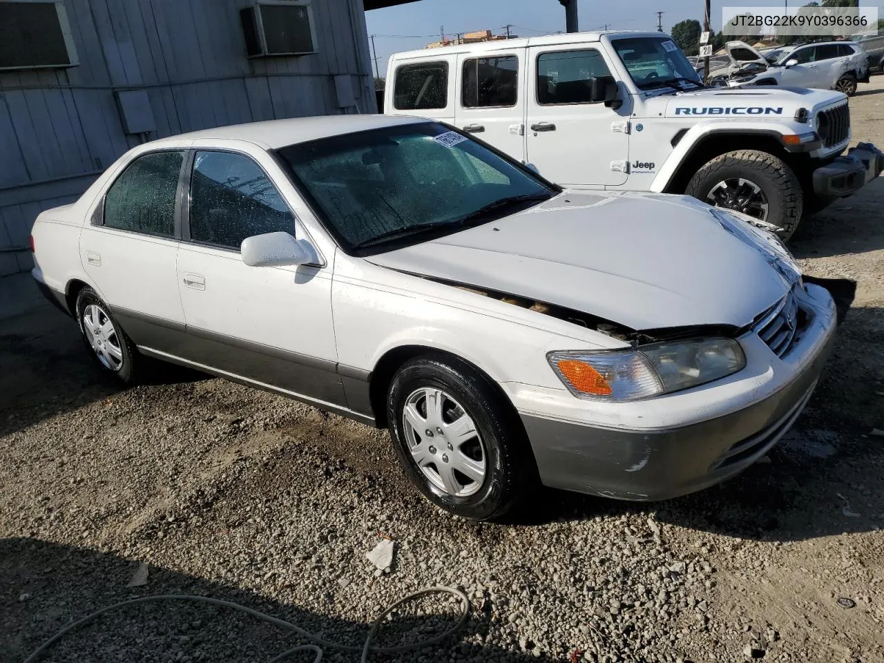 2000 Toyota Camry Ce VIN: JT2BG22K9Y0396366 Lot: 76614084