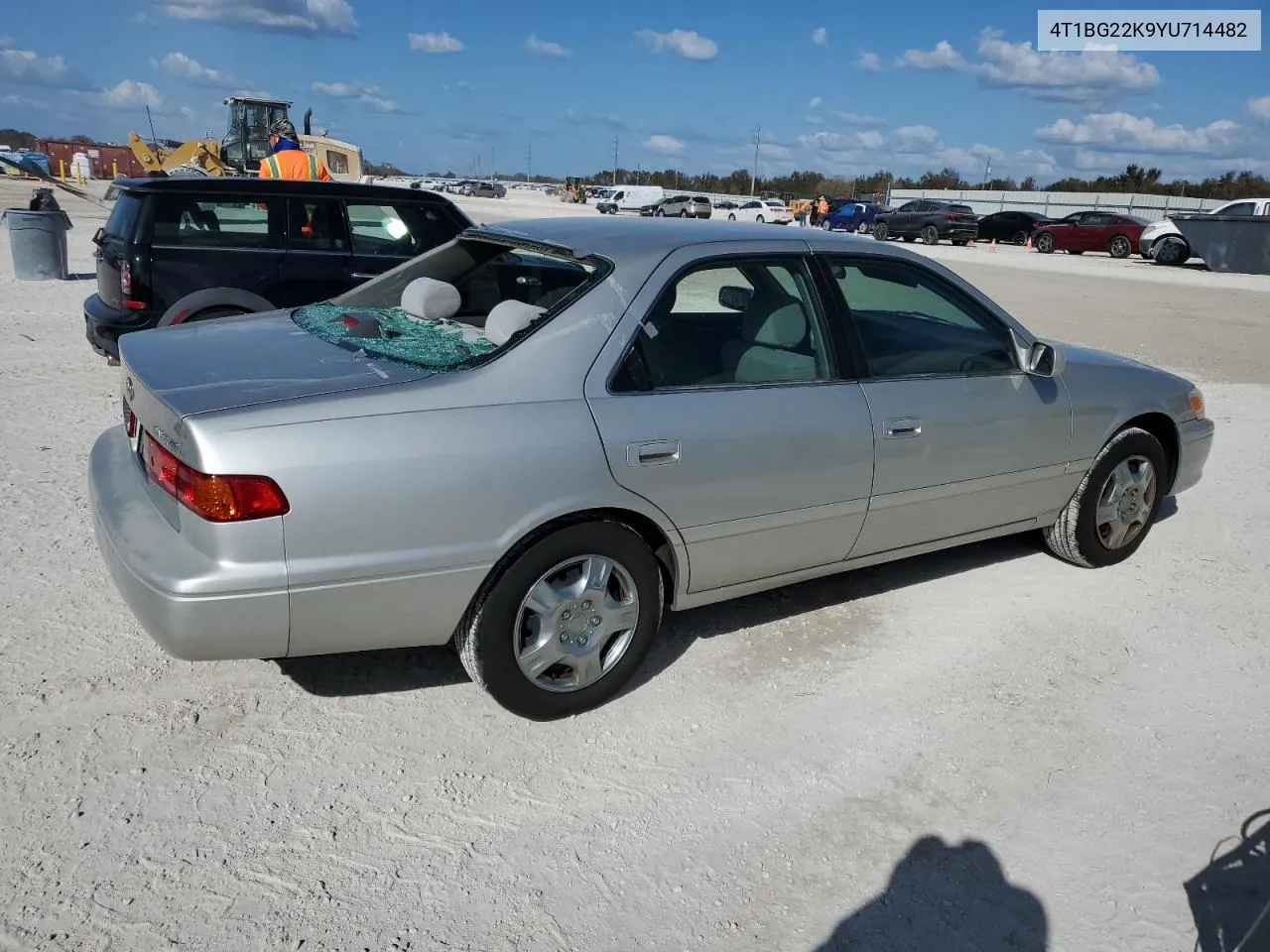 2000 Toyota Camry Ce VIN: 4T1BG22K9YU714482 Lot: 76616084