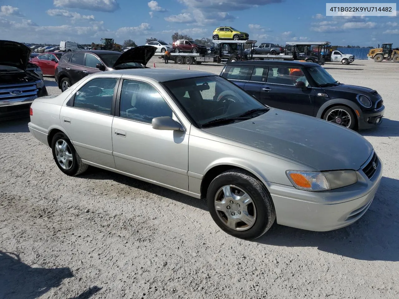 2000 Toyota Camry Ce VIN: 4T1BG22K9YU714482 Lot: 76616084