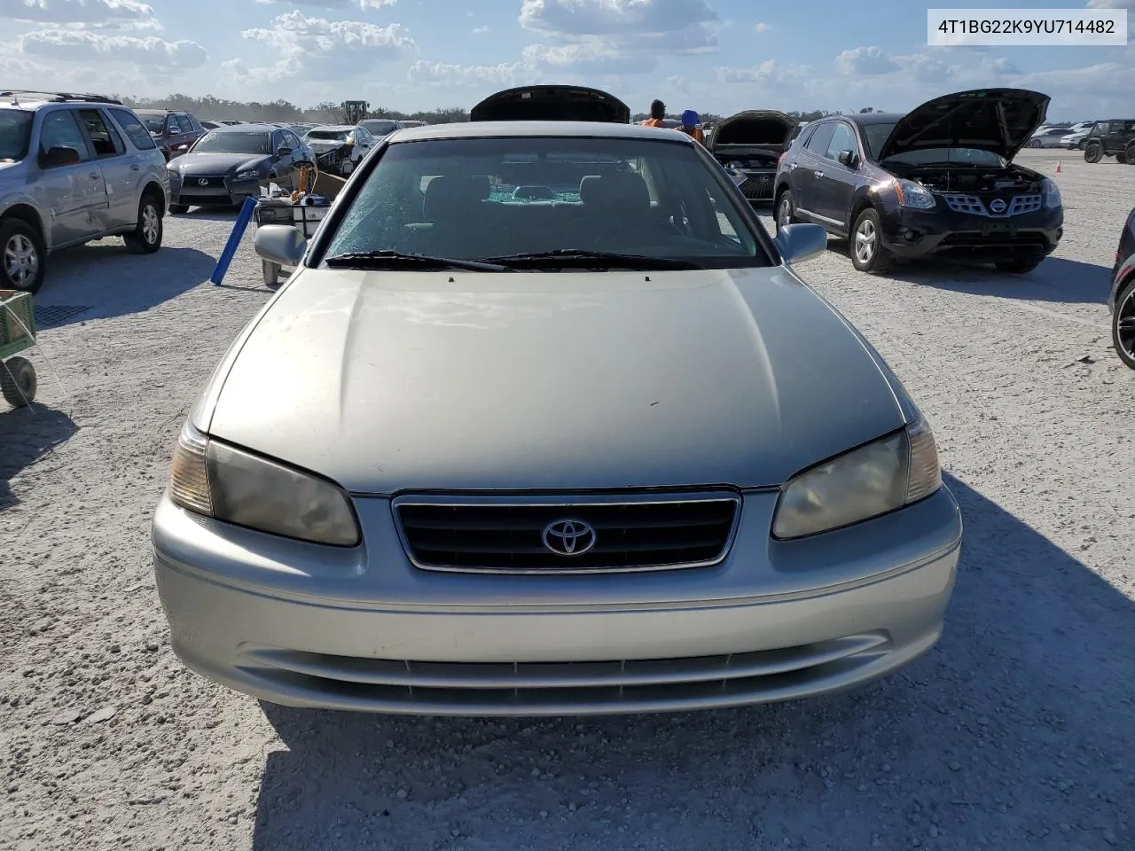 2000 Toyota Camry Ce VIN: 4T1BG22K9YU714482 Lot: 76616084